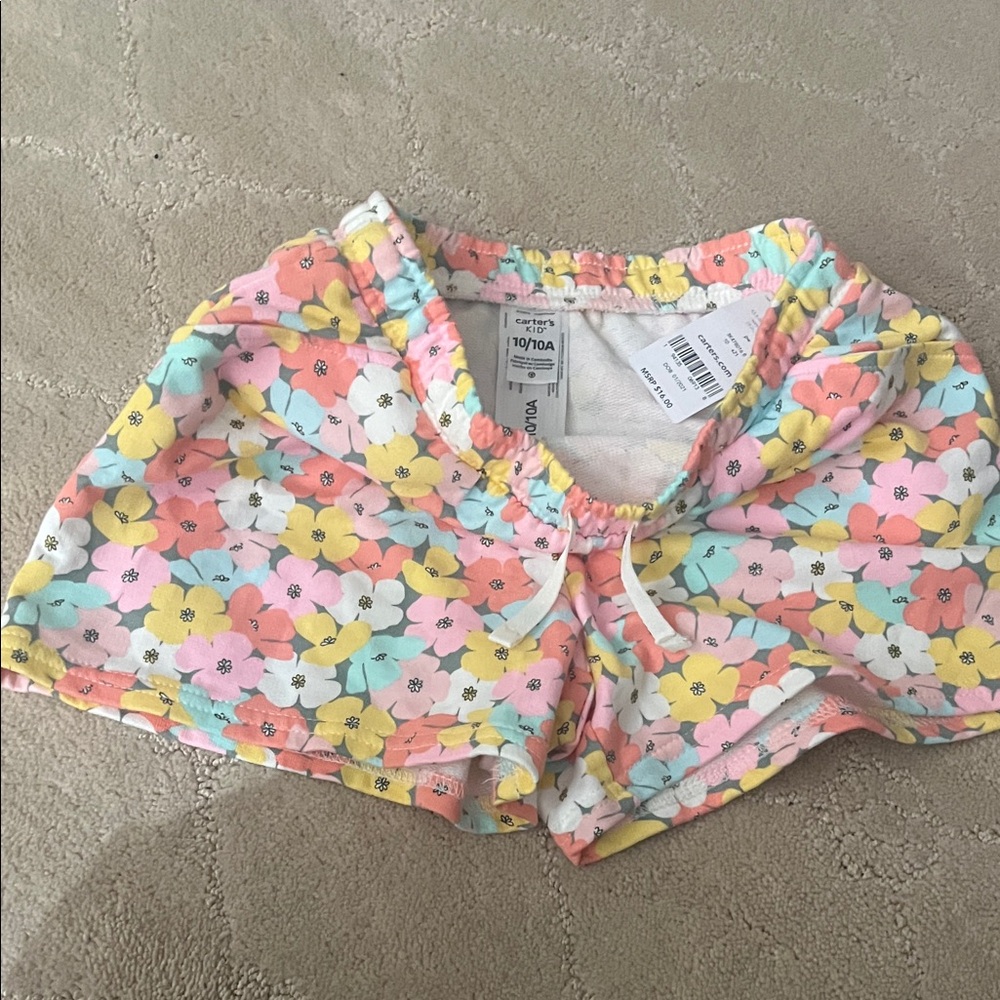 Carter's Multicolor Floral Athletic Shorts